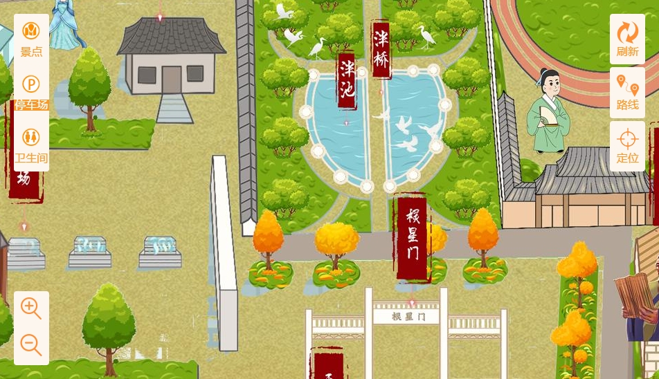 武胜手绘地图景区语音讲解导览系统：智慧景区建设的基石